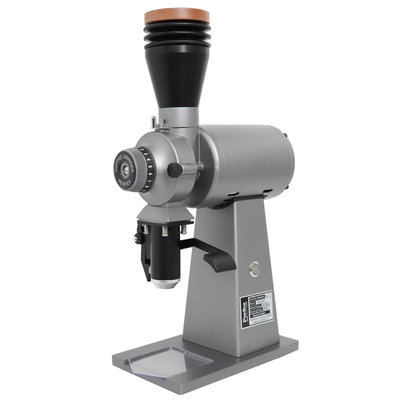 Coffee Grinder Burr Flat - Ayarlanabilir Elektrikli Espresso Kahve Öğütücü Ticari