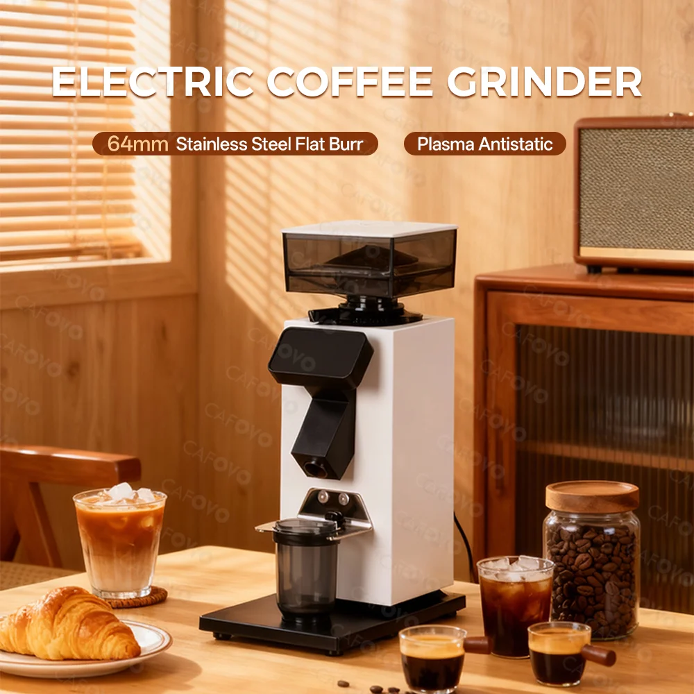 CAFOVO G964F Zaman Ayarlı Doza - Coffee Grinder Burr Flat incelemesi ve fiyatı
