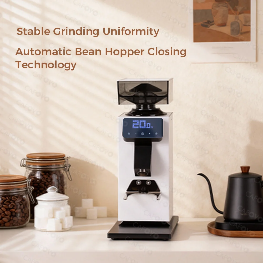 CAFOVO G964F Zaman Ayarlı Doza - Coffee Grinder Burr Flat incelemesi ve fiyatı